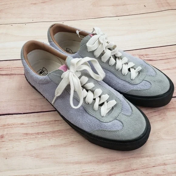 Last Resort AB Chris Milic Shoes Mens Size‎ 10.5 Suede Low Top Skate Sneakers
