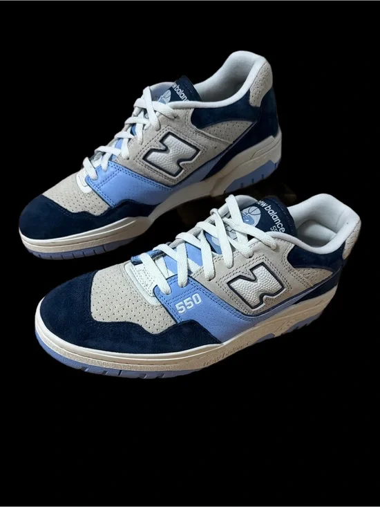 New Balance 550 Sneakers in Navy, Light Blue & Gray Men’s size 10.5 *NEW*