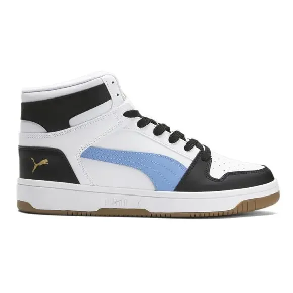 PUMA REBOUND LAYUP DUAL PUMA BLACK/TEAM LIGHT BLUE/PUMA TEAM GOLD 13 D (M)