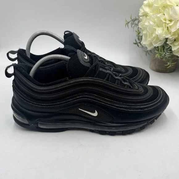 Nike Mens Air Max 97 SE Running Shoes Color Black‎ White Anthracite Sz 11