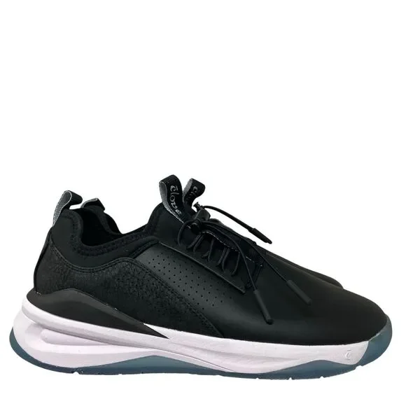 Clove Sneakers Mens 7.5 Black Blue Classic Healthcare Nurse Shoes Comfort *READ*