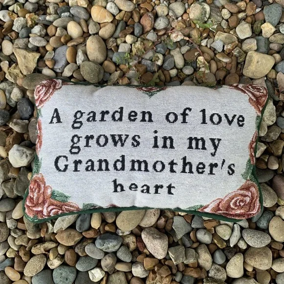 Grandmother Garden of Love Floral Tapestry Pillow Decorative‎ Throw Cushion