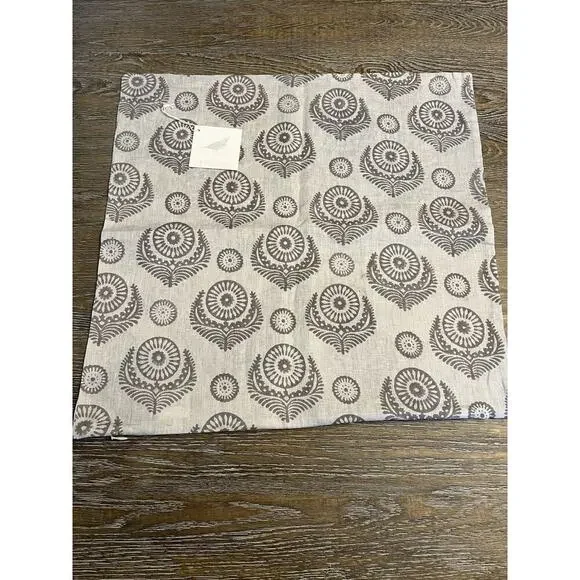 NWT Serena‎ & Lily Pillow Cover (20” SQ) Gray 100% Linen