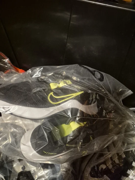 Nike Black with Neon Yellow Accents Athletic Shoes