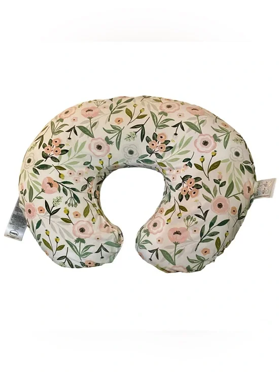Boppy Original Nursing Support Pillow with a Pink Garden Flowers