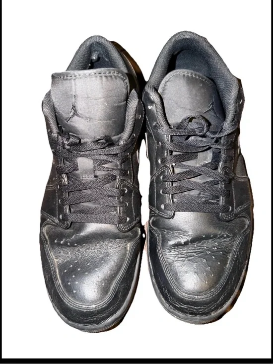 Nike Air Jordan 1 low basketball shoes sneakers triple black