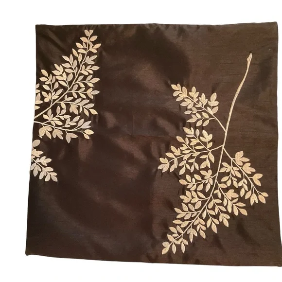 Two black and white pillow covers 20 x 20