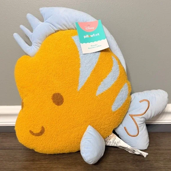 Target Pillowfort‎ Disney The Little Mermaid's Flounder Decorative Pillow