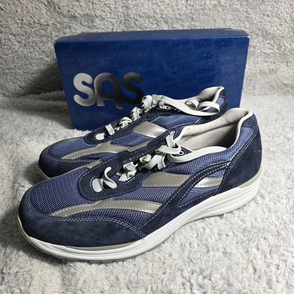 SAS Journey Mesh Blue Walking Sneakers Shoes Mens Size 14 NEW‎
