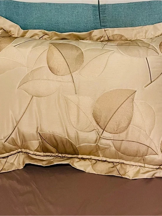 Beautiful Decorating Pillow in Champagne Gold
