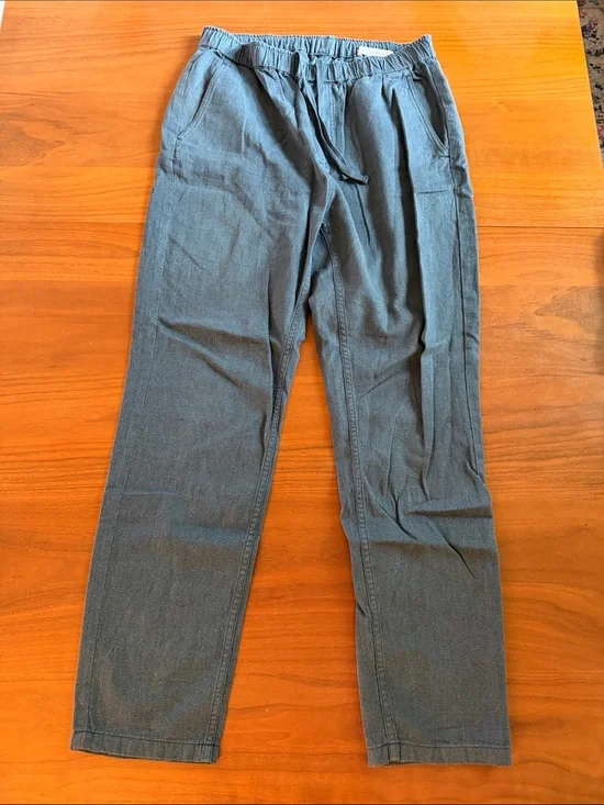Outerknown Men's Slate Blue Drawstring Pants