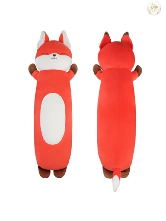 36 inch Plush Fox Pillow, Giant Jumbo Stuffed Animal Toy for Kids