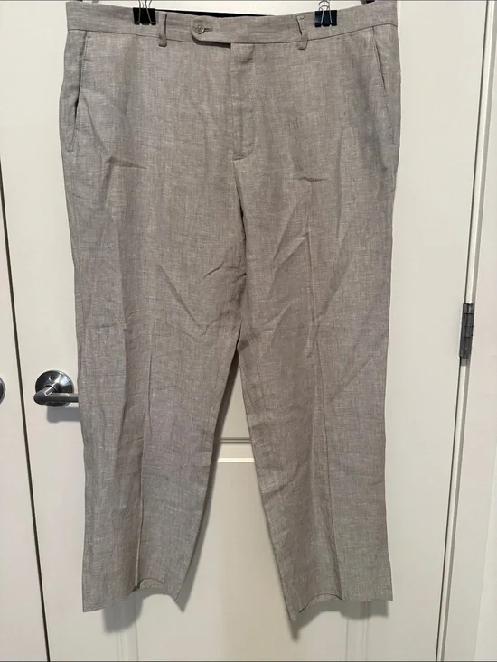 Joseph Abboud Men's Light Taupe Dress Pants