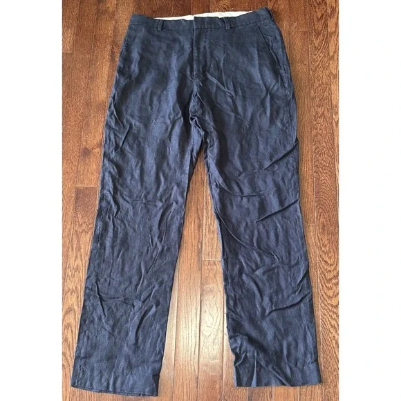 Vintage J Crew Linen Pants Men's 32x31.5 Flaw See Pics