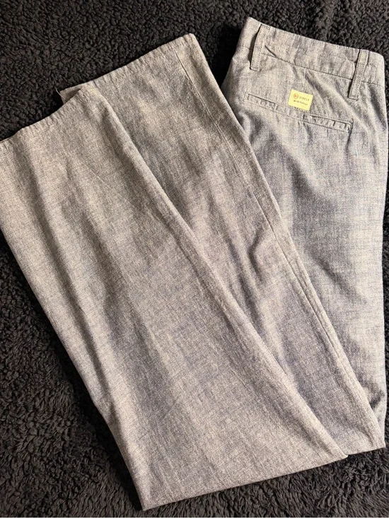AG Adriano Goldschmied Light Blue/Gray Dress Pants