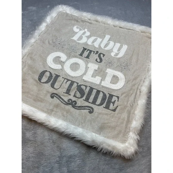 Dash Away Home Holiday Pillow Cover Square 20
