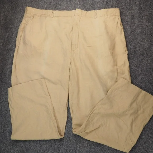 Polo Ralph Lauren Pants Mens 42x30 Chino Tan Preppy Coastal