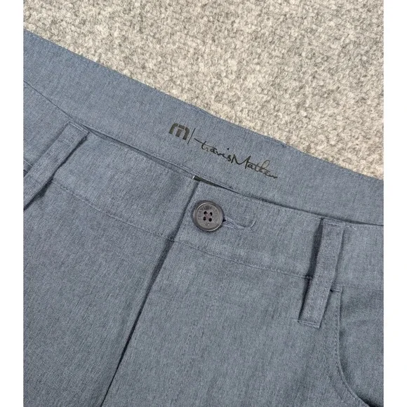 Travis Mathew Open To Close Golf Pants Mens 36‎ Heather Blue Lightweight