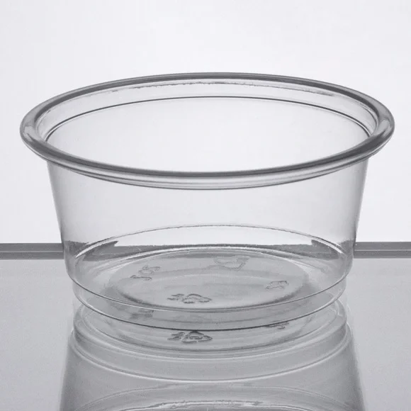 100ct Clear Plastic Portion Cups, 2oz