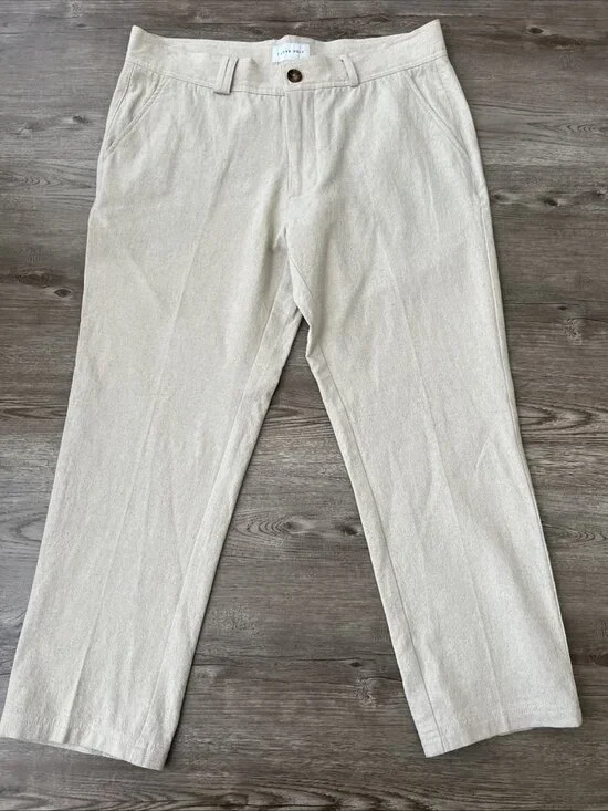 I Love Ugly Slim Kobe Pant Beige Slim Ankle Length Mens Large