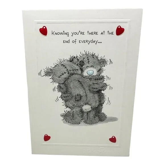 Carte Blanche Me To You Greeting Card Friendship Teddy Bears‎ Hugging