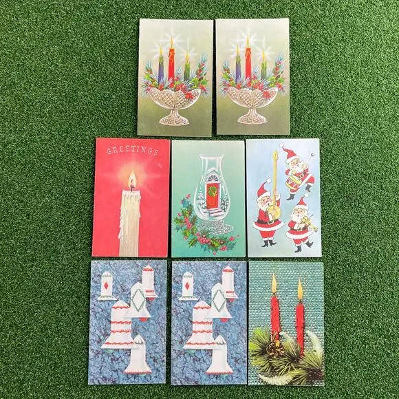Vintage Christmas Holiday Greeting Cards Lot