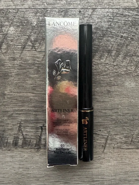 Lancôme Artliner Gentle Felt Eyeliner 03 Brown Metallic (NIB)