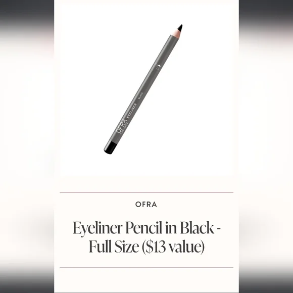 OFRA Jet Black Eyeliner Pencil