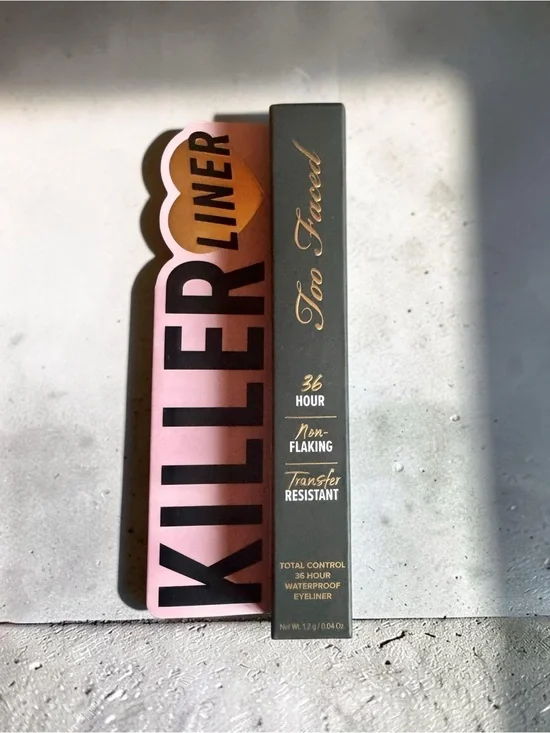 Too Faced Killer Liner Waterproof Eyeliner - Killer Storm (Charcoal Gray)  NIB
