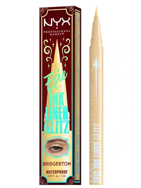 NYX Bridgerton Royal Epic Ink Liner Glitz — Waterproof Gold