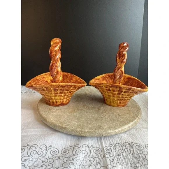 Pair Of 1970's Handpainted 6