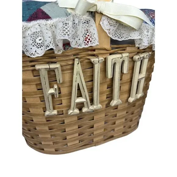 ‘FAITH’ Letters for Baskets. Netting. Screens