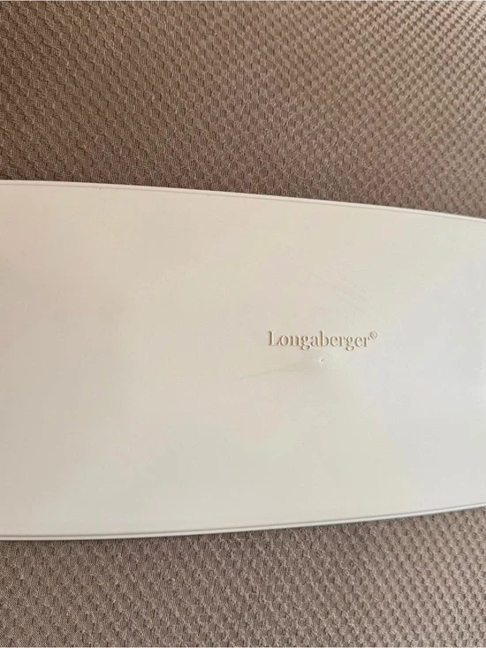 Longaberger Bagel Basket Lid for Plastic Protector. Lid ONLY. Never Used