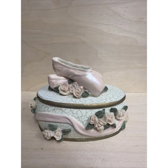 Dezine Trinket Box Hand Painted Ballet Tribket Box‎