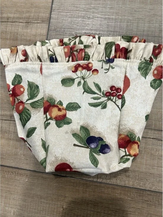 Longaberger Tall Tissue Liner Fruit Medley NEW