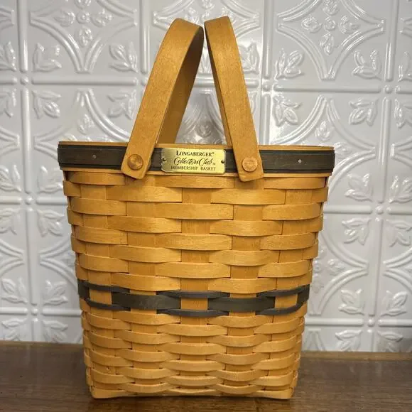 Longaberger Collectors Club Membership Basket 1998