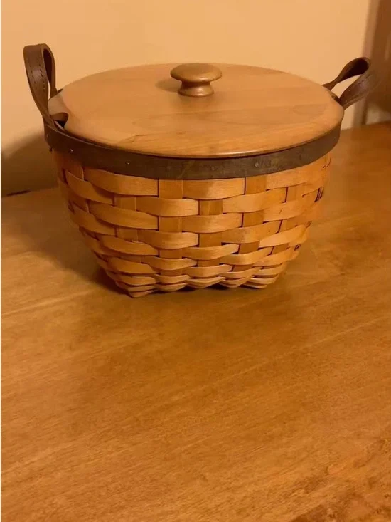 13” Longaberger Work Basket Set