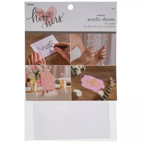 Set of 2 His & Hers Studio 6x4