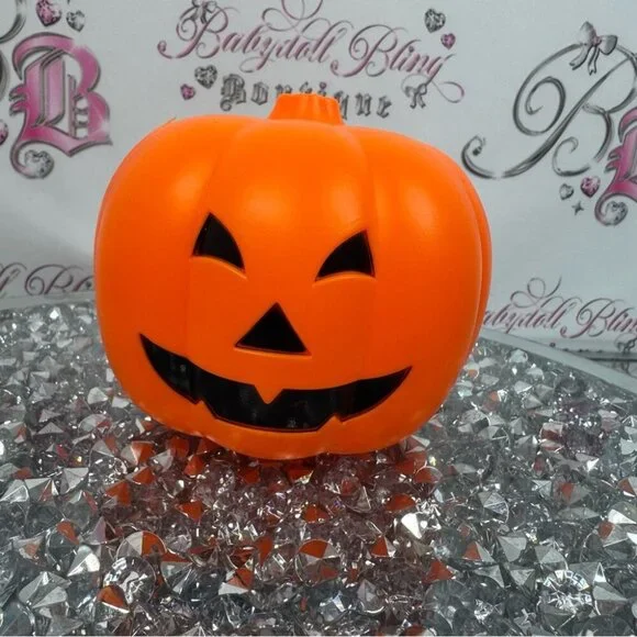 Light up talking/singing Orange Pumpkin Halloween Decoration plastic battery