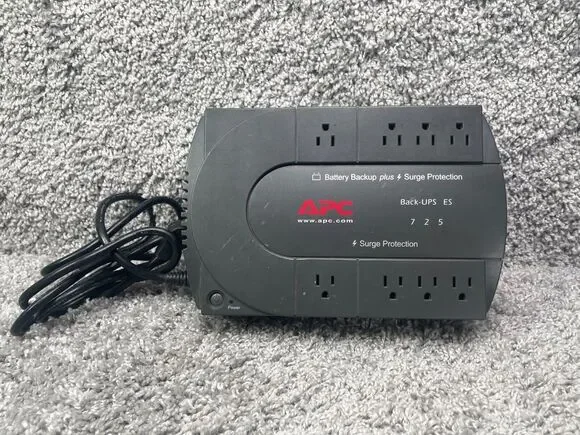 APC ES 750 Back UPS Battery Back Up Surge Protection DL725VT