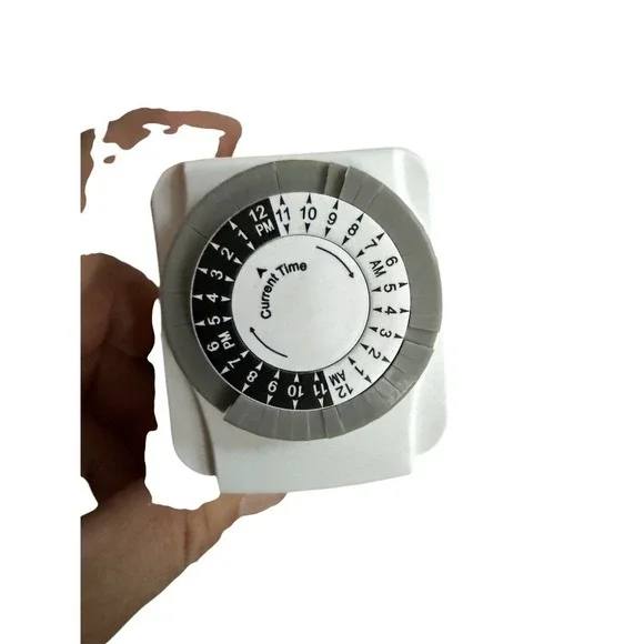 Prime 24-Hour Indoor Mechanical‎ Plug-In Outlet Timer 1-Outlet 15A