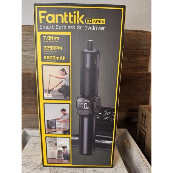 Fanttik S1 Apex Cordless Electric Screwdriver w/ 8 Torque‎ Settings & LED Light