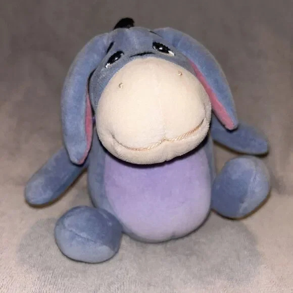 Vintage Gund Disney Baby‎ Eeyore Plush Rattle Toy Winnie The Pooh Infant Toy NWT