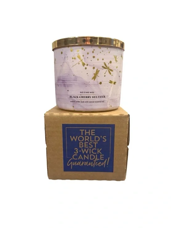 Black Cherry Seltzer Candle
