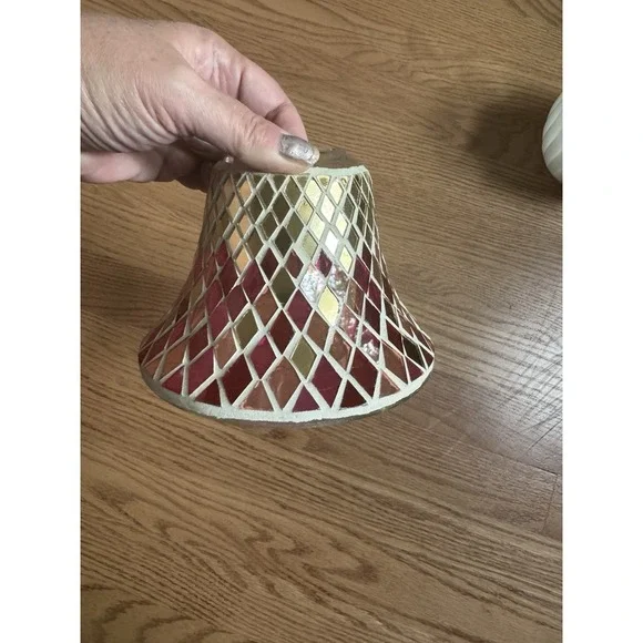 Yankee Candle Marrakesh Nights Mosaic Glass Jar Candle Shade Topper Moroccan