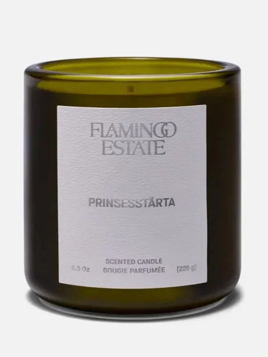 FLAMINGO ESTATE Prinsesstarta Scented Candle - 8oz. w/box - NIB - 25% OFF!