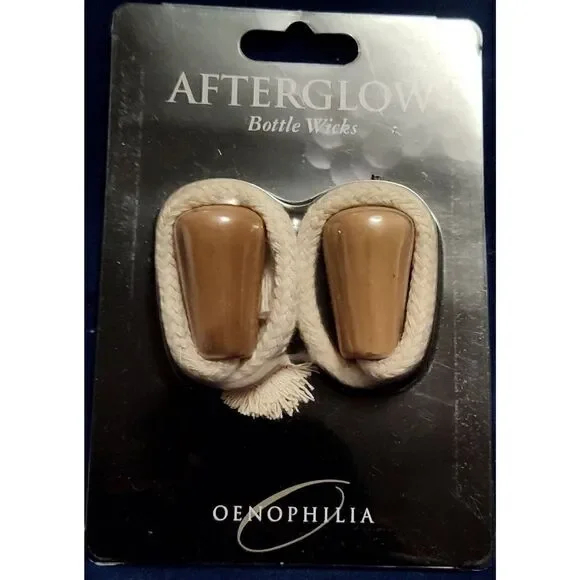 Oenophilia Afterglow Wine Bottle Wicks ceramic Convert Bottle into a Candle New