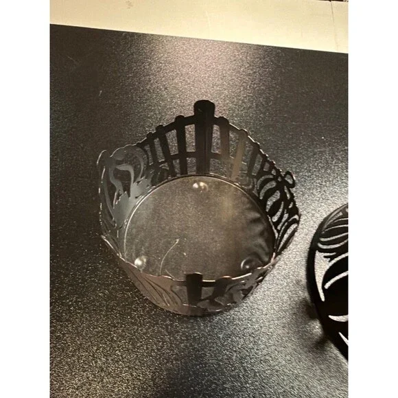 Better Homes‎ & Gardens Pumpkin Candle Holder Metal Sleeve Fall Halloween Decor