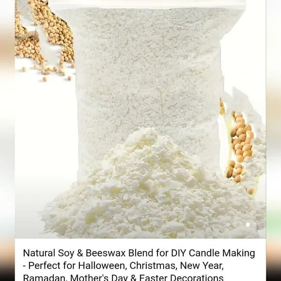 Natural Soy And Beeswax Blend For Diy Candle making