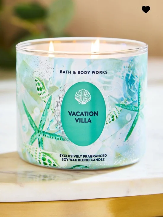 BBW Vacation Villa 3 Wick Candle
